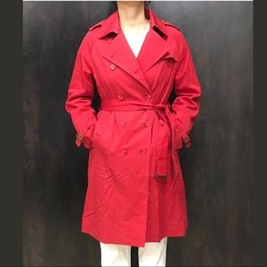 London Castle Red Trench Coat
